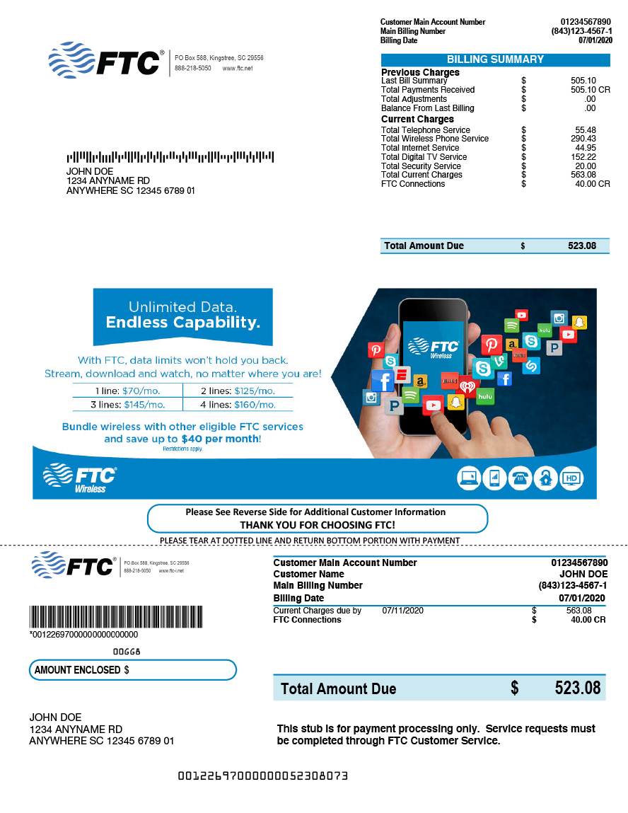 Billing Summary