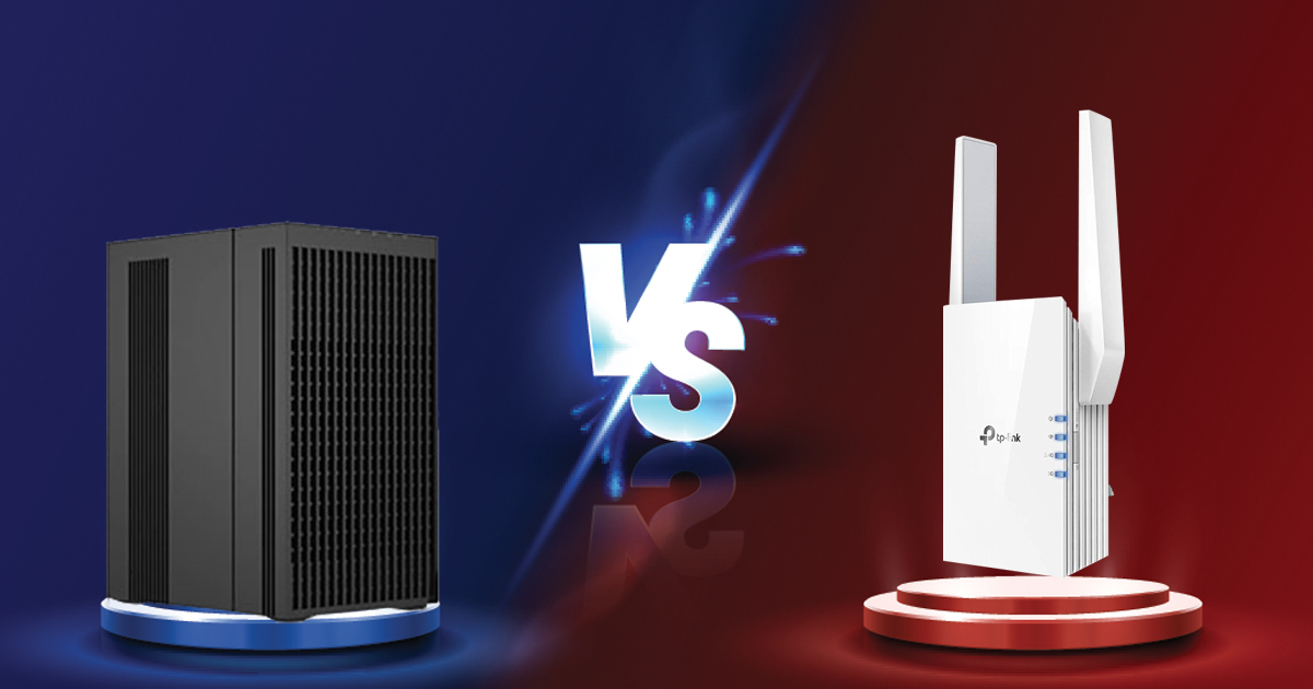 Mesh Networks vs. Wi-Fi Range Extenders