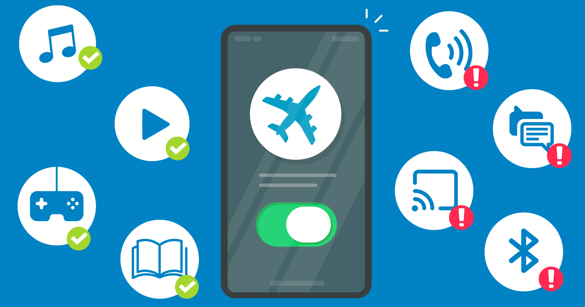 Cruising-altitude capabilities: Things a smartphone can and cannot do when in Airplane Mode