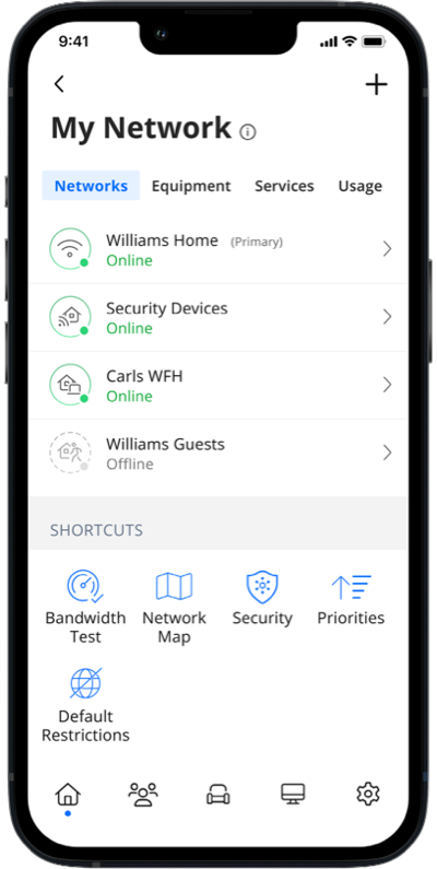 Phone displaying Premium Wi-Fi Plus screenshot