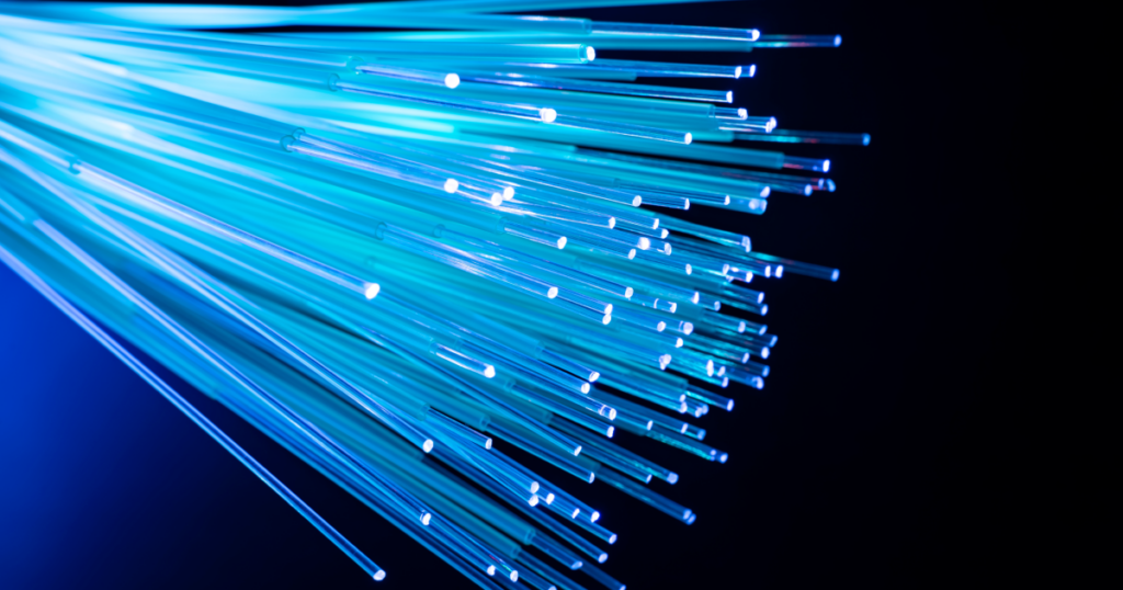fiber internet illustration