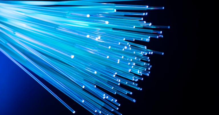 fiber internet illustration